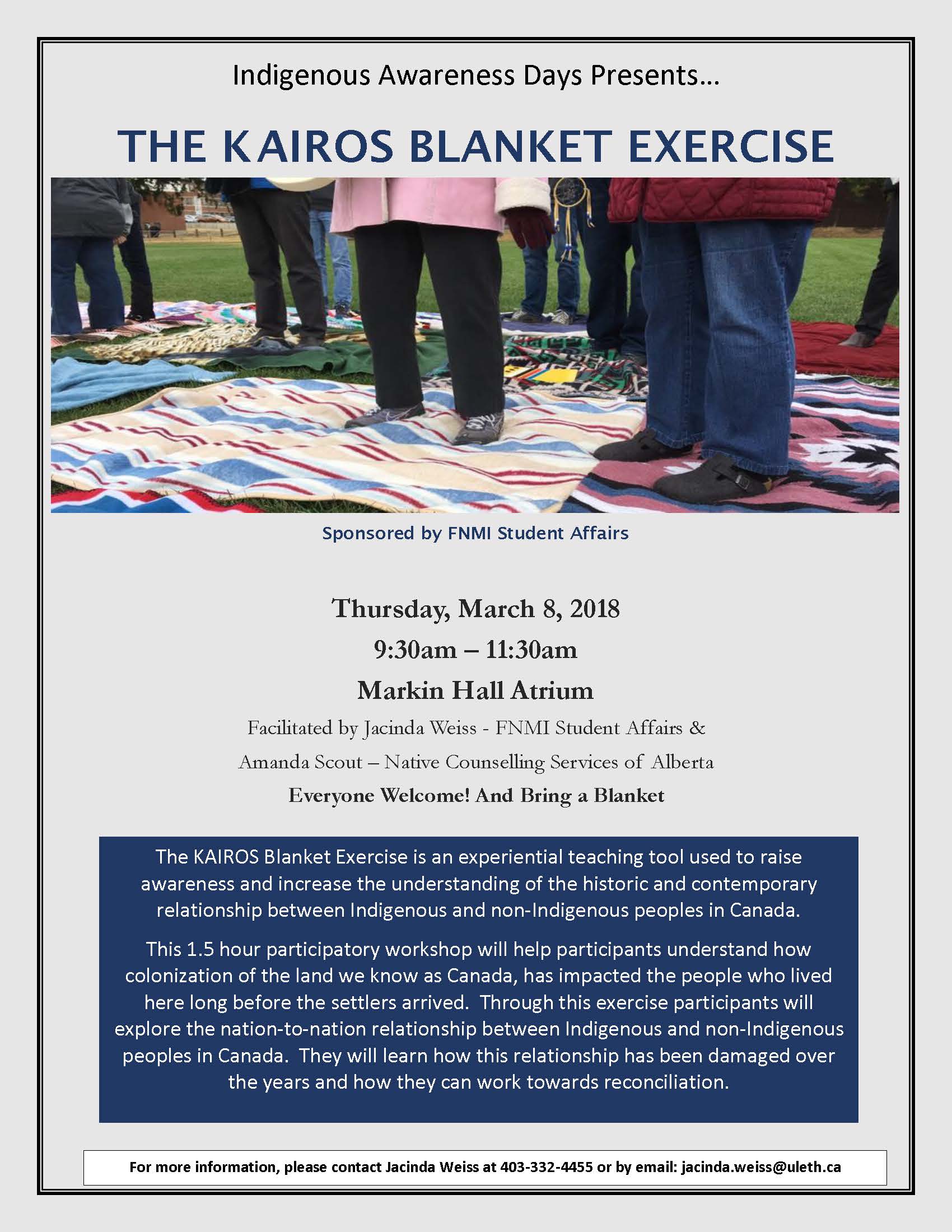 KAIROS Blanket Exercise Notice Board